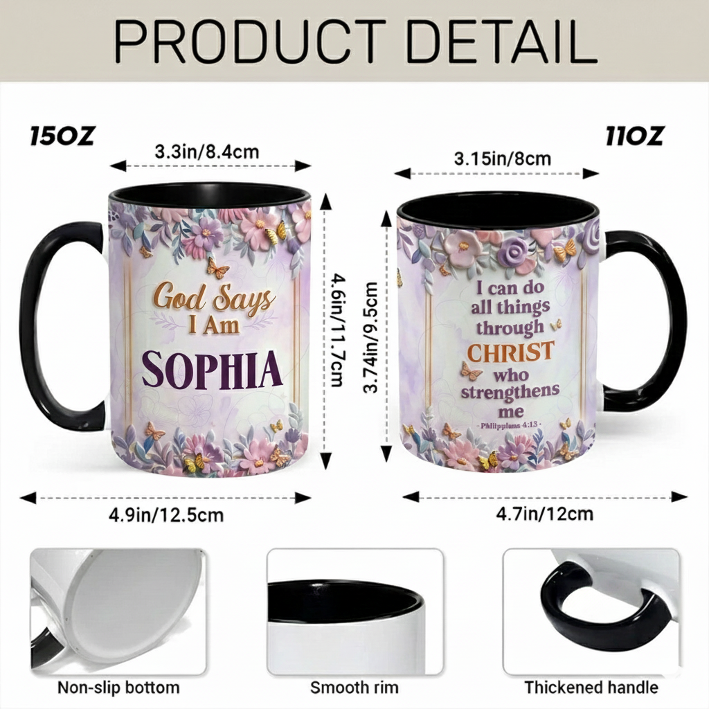 I Can Do All Things Throung Christ - Personalized Mug