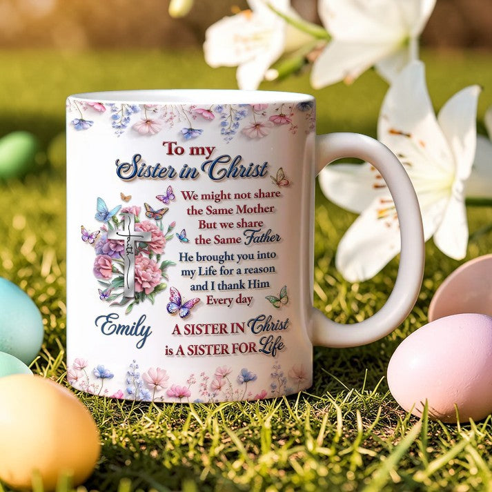 Sister In Christ - Personalized Mug