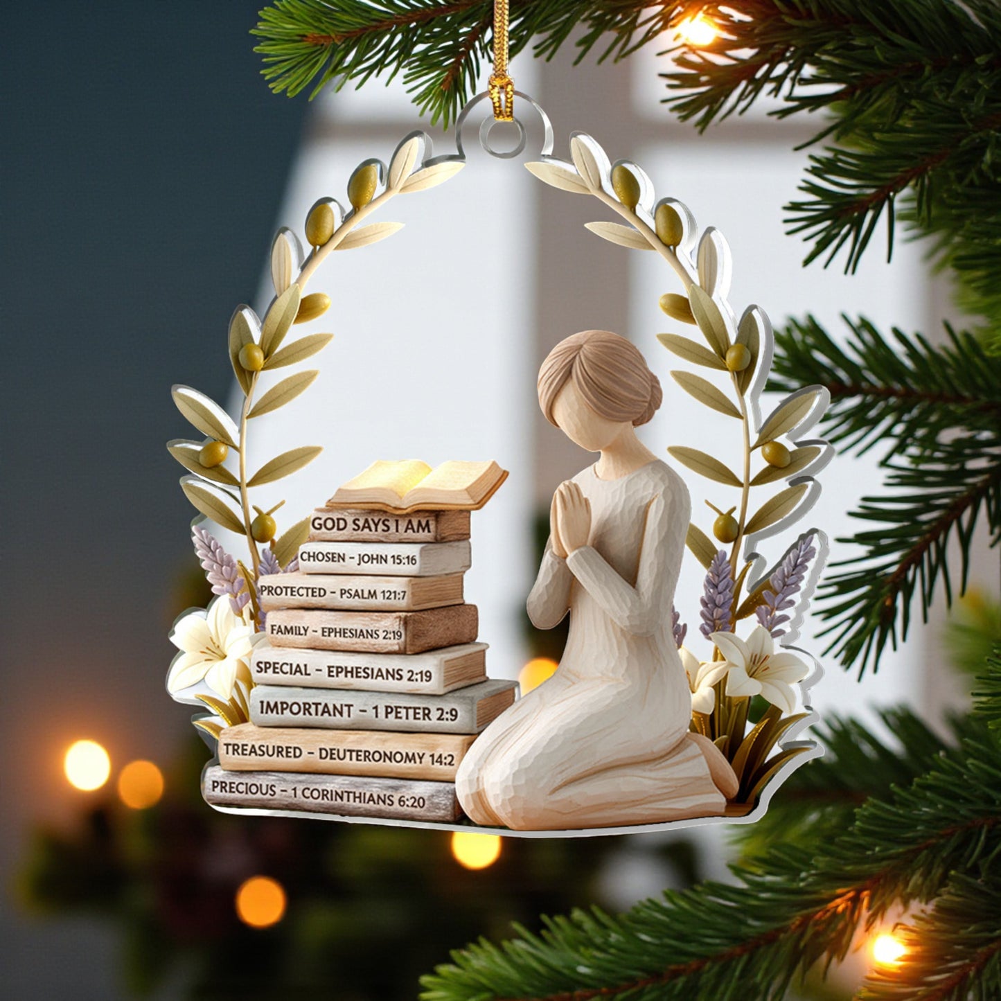 God Says I Am Ornament