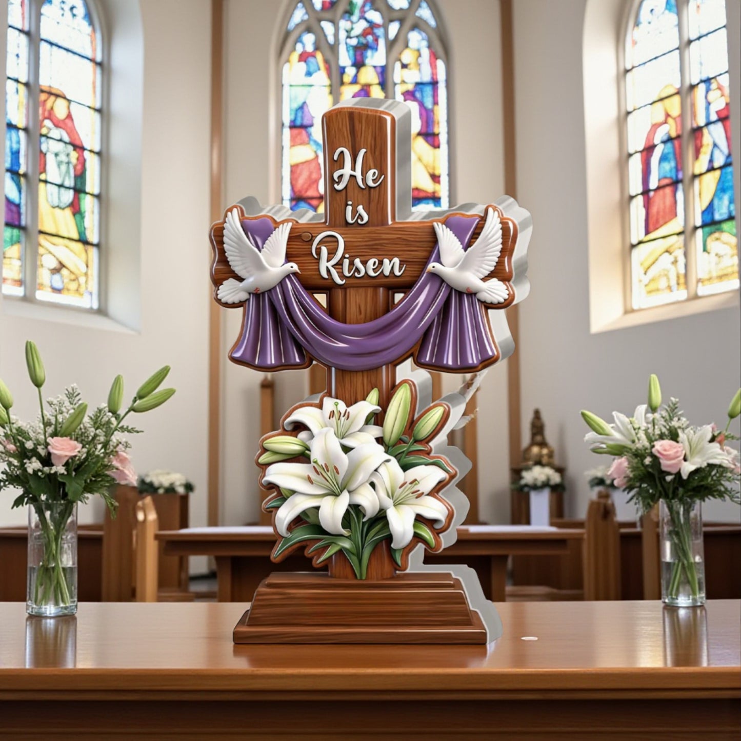 He is Risen - Personalized Acrylic Plaque