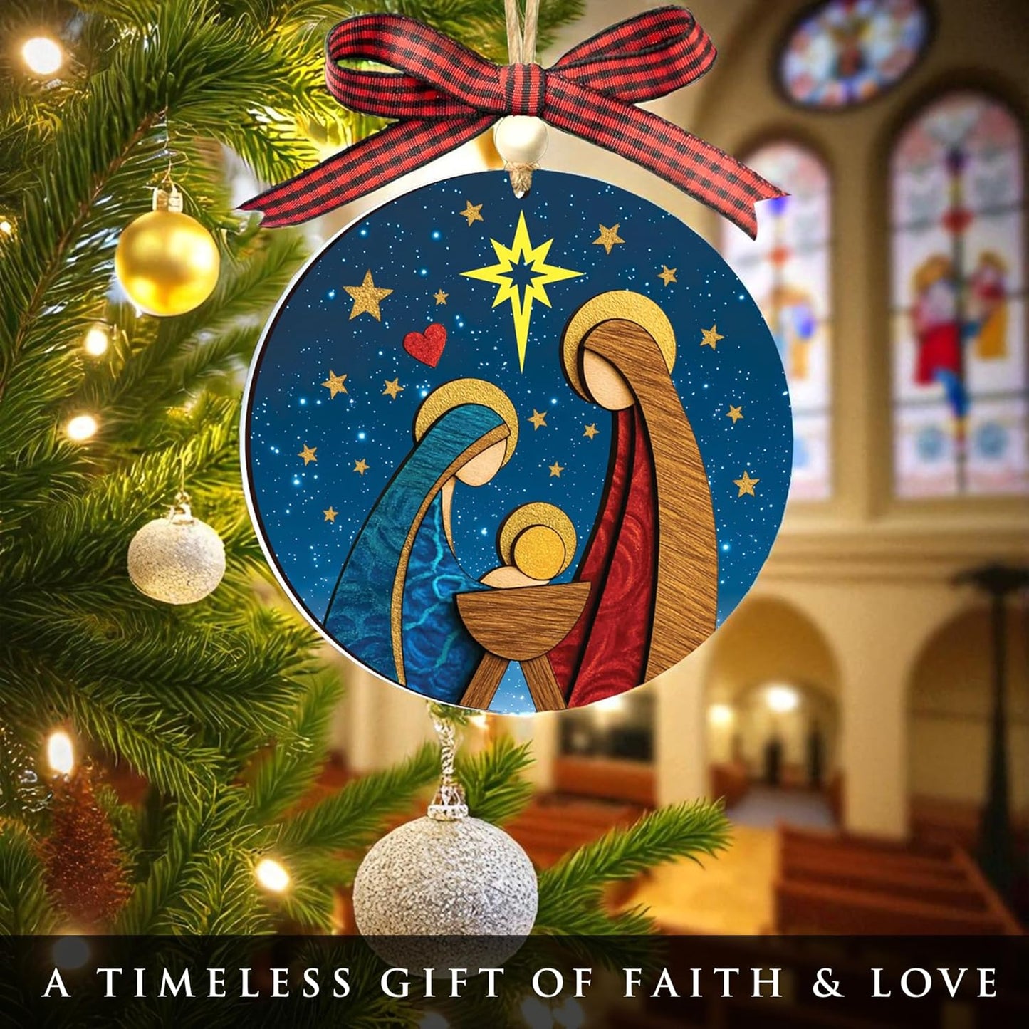 Divine Nativity Ornament