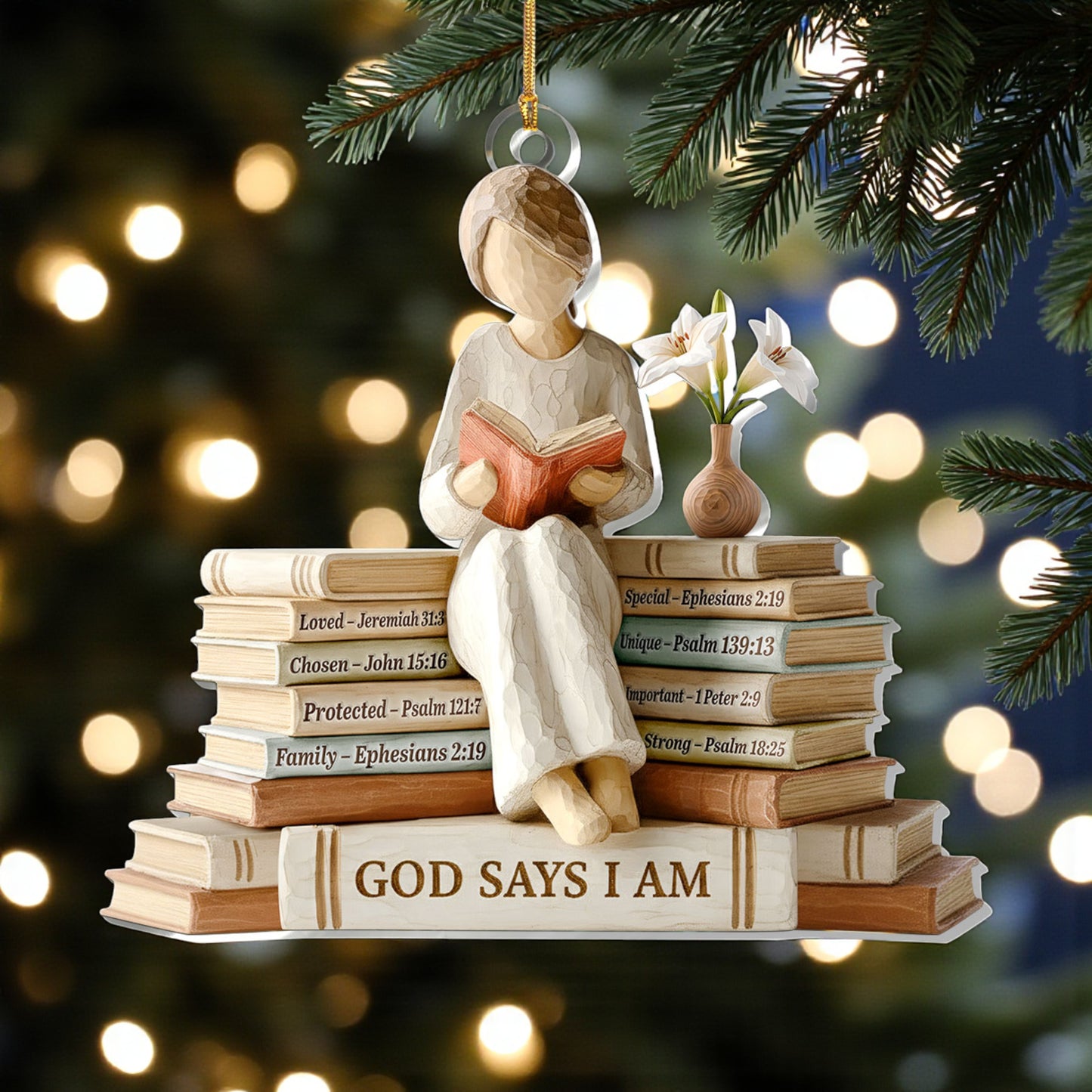 God Says I Am Ornament