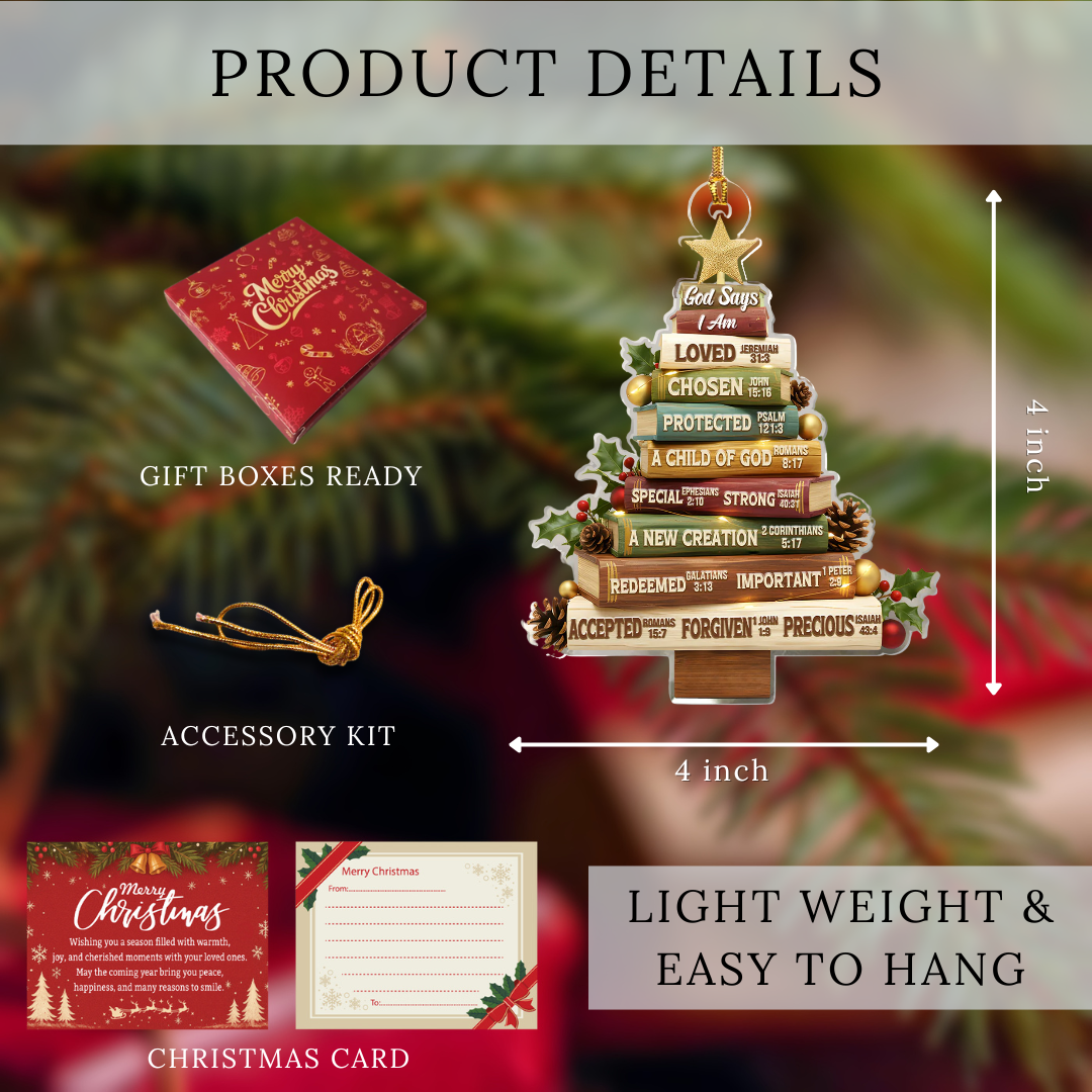 God Says I Am Ornament