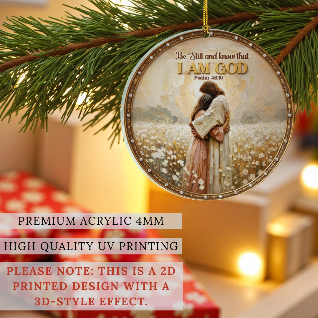 Be Still and Know that I Am God Ornament