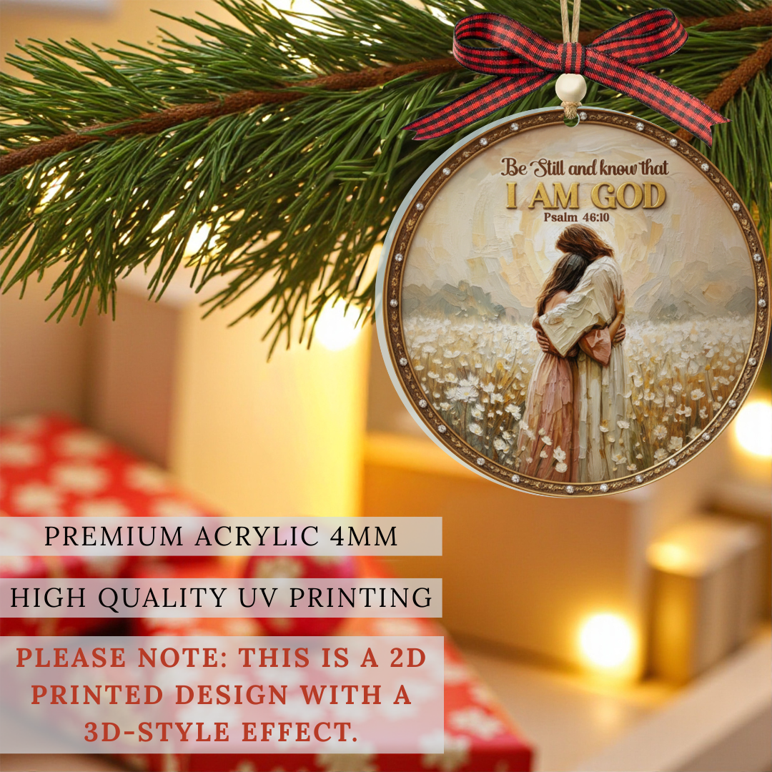 Be Still and Know that I Am God Ornament