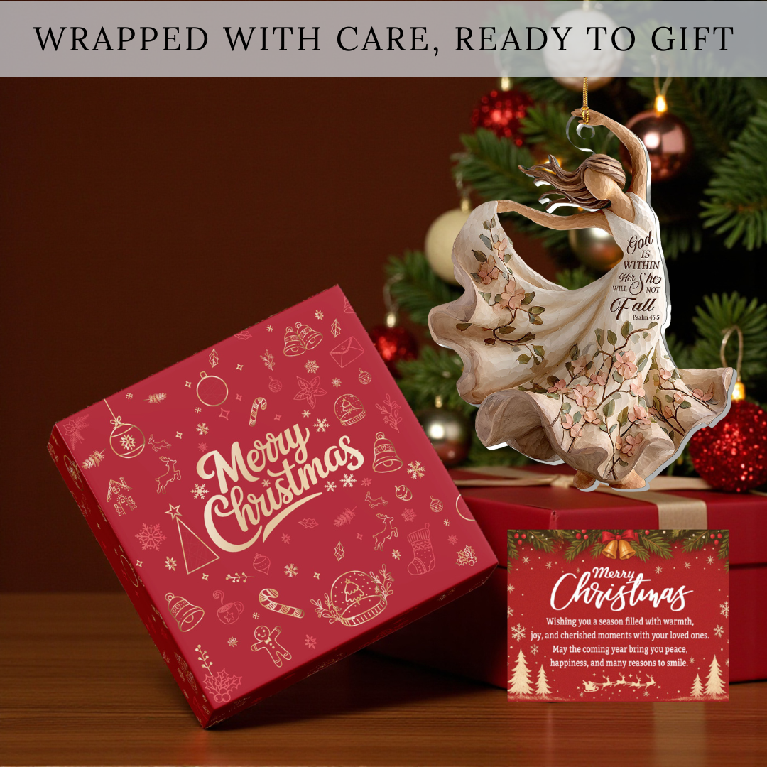 God Is Within Her She Will Not Fall Ornament