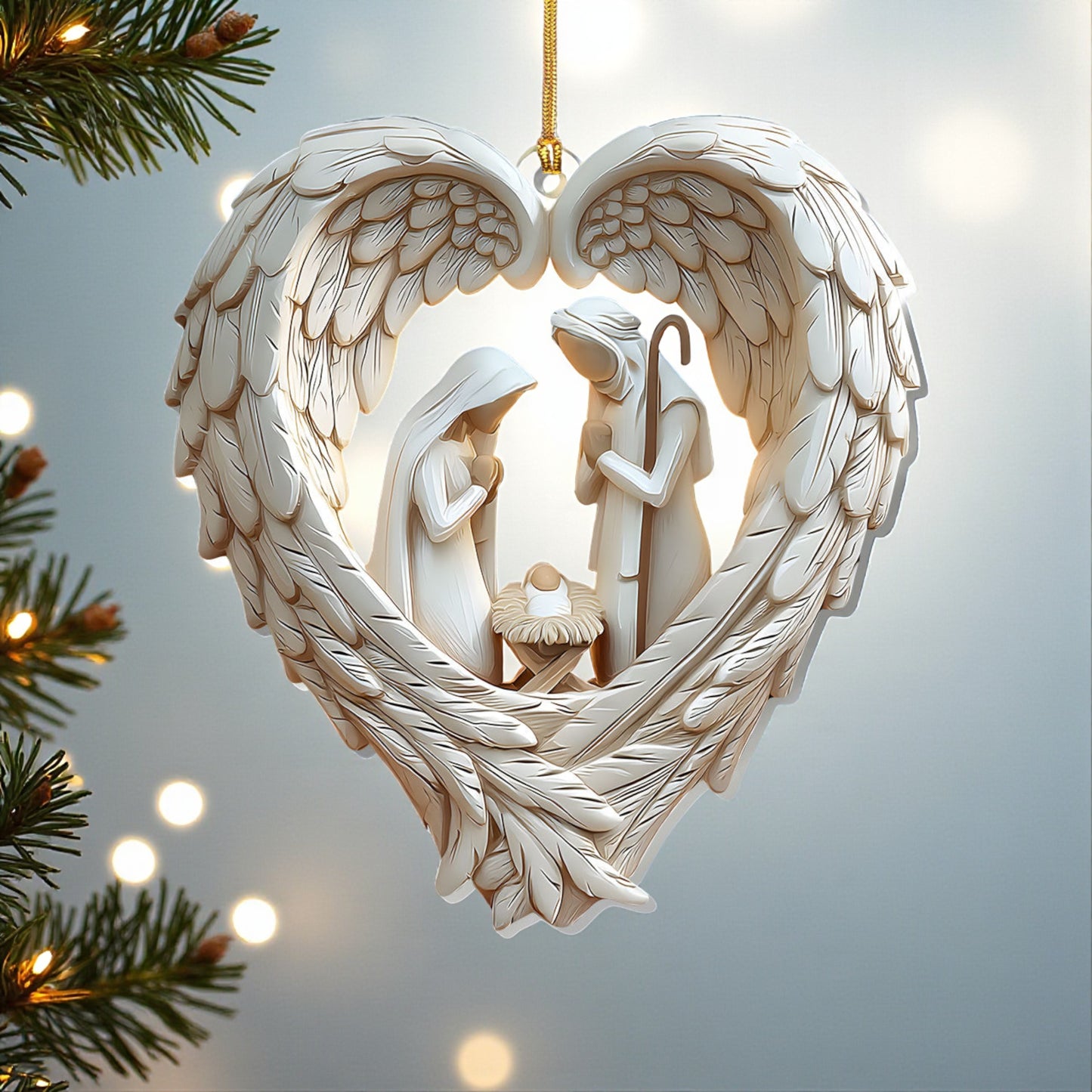 Wings Of Holy Night Ornament