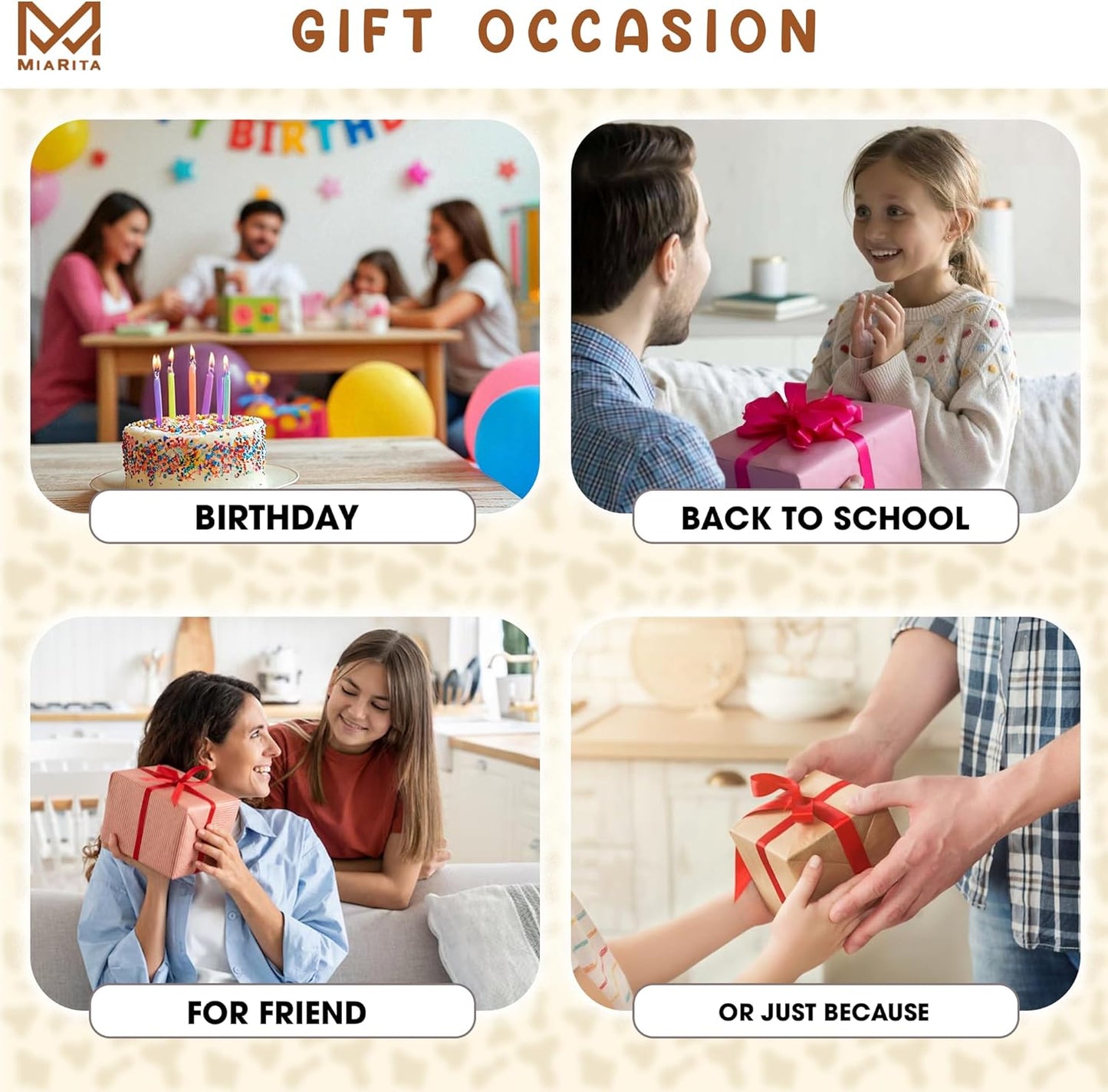 Positive Cow Gifts for Women Cow Lovers - Daily Affirmation Cards for Men Coworkers, Cute Friend Birthday Gifts for Women Teacher, Trendy Stuff Teenage Girl Gift for Christmas, Easter