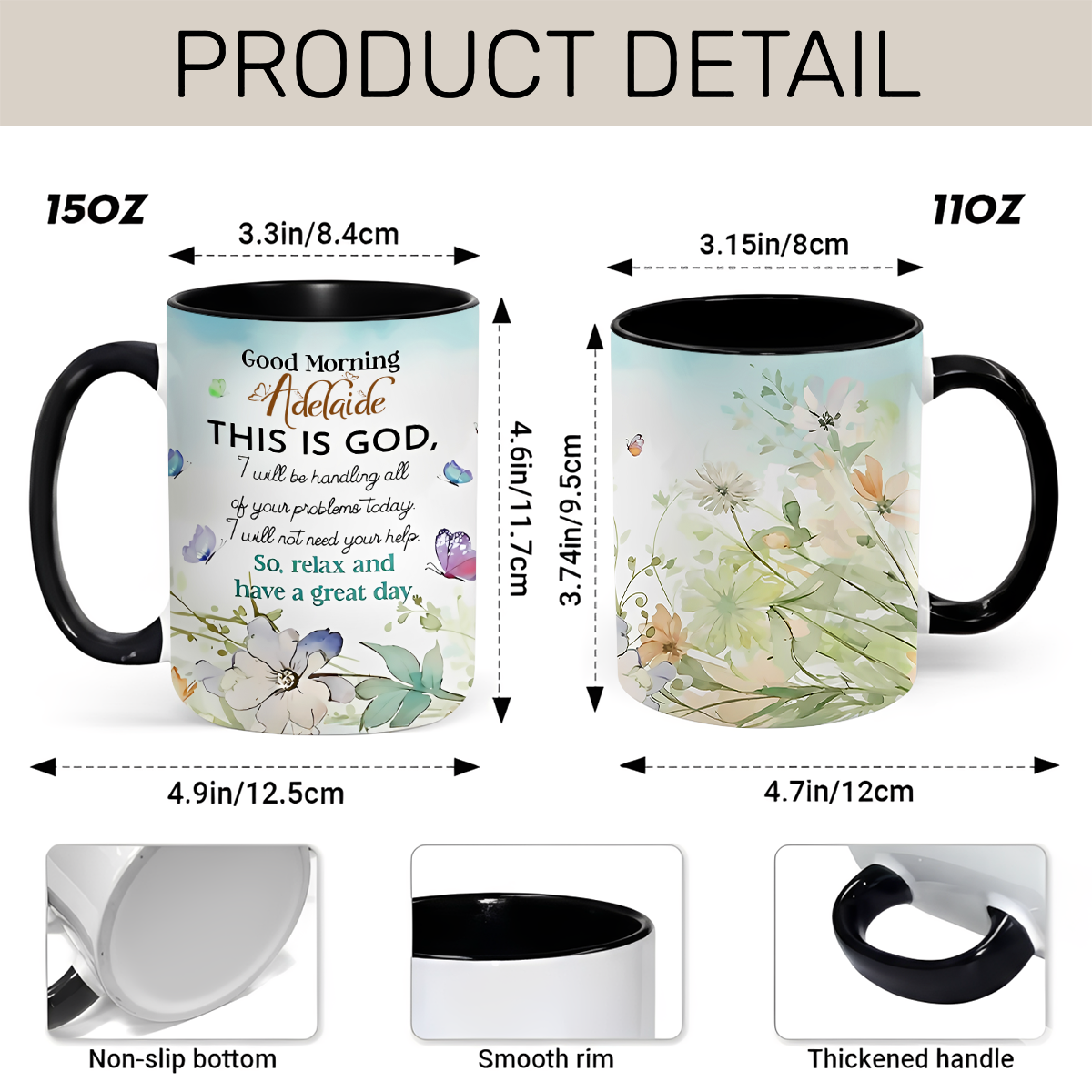 Good Morning This Is God - Personalized Ceramic Mug