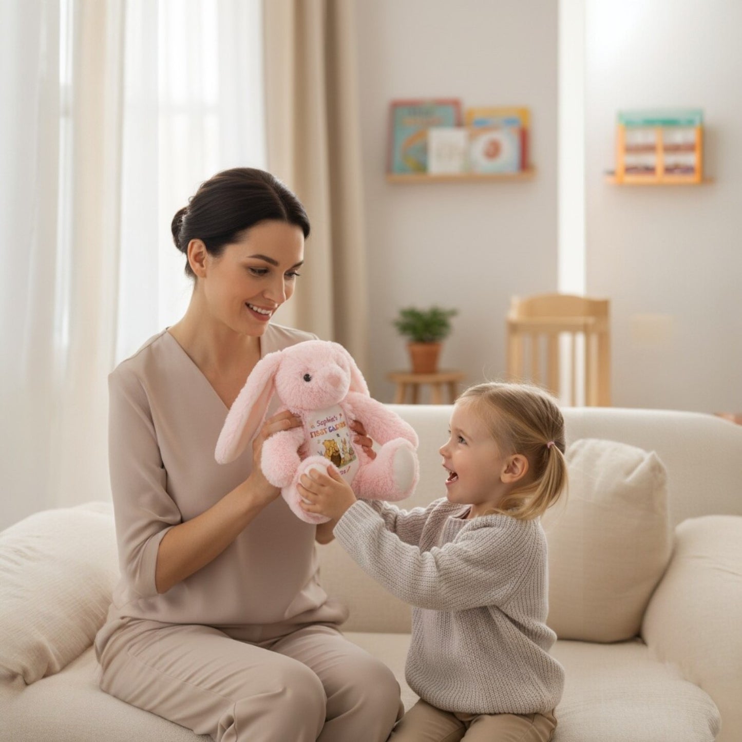 Baby's First Easter - Personalized Stuffed Bunny