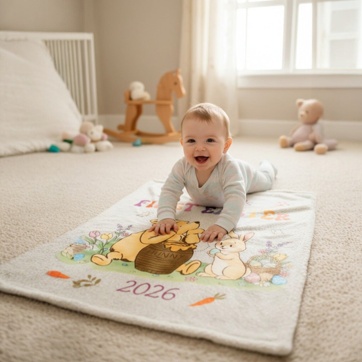 Baby's First Easter - Personalized Blanket