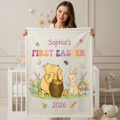 Baby's First Easter - Personalized Blanket