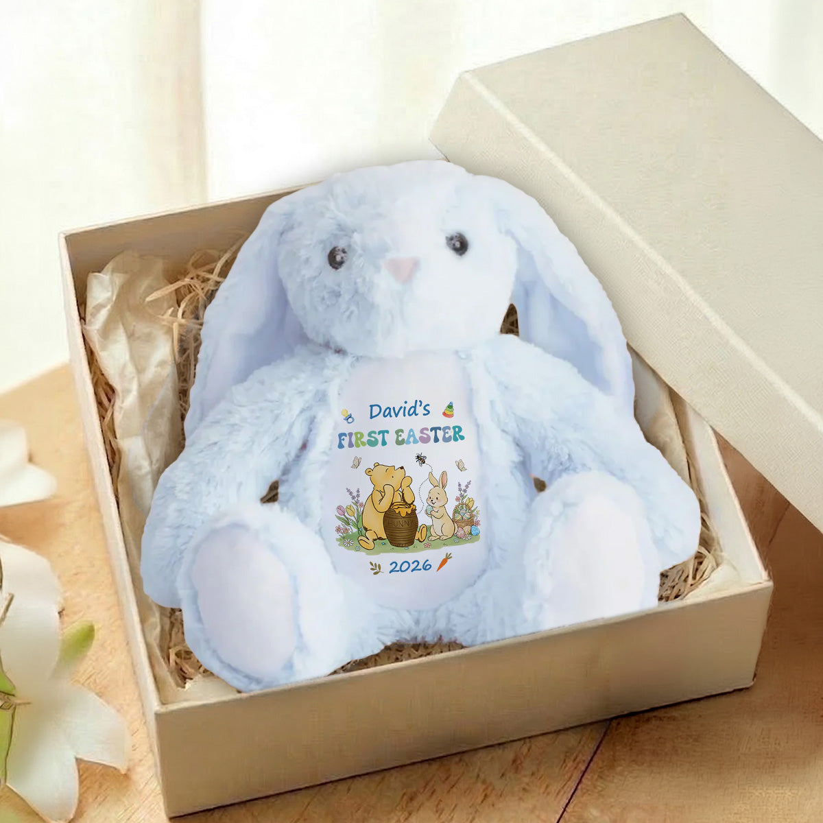 Baby's First Easter - Personalized Stuffed Bunny