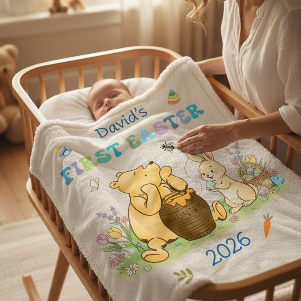 Baby's First Easter - Personalized Blanket