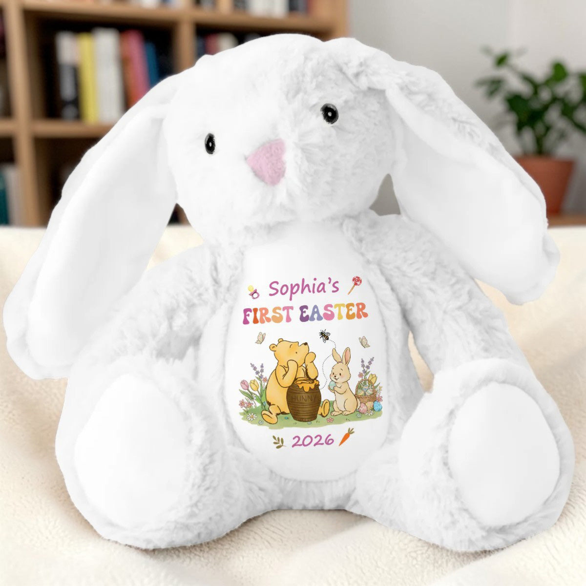 Baby's First Easter - Personalized Stuffed Bunny