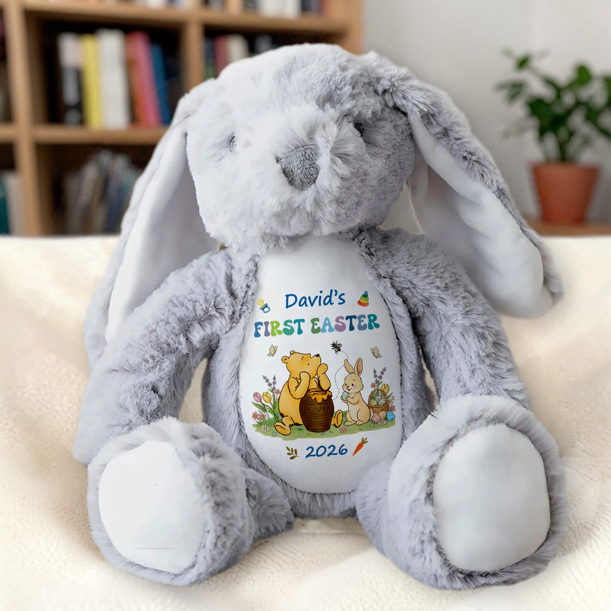 Baby's First Easter - Personalized Stuffed Bunny