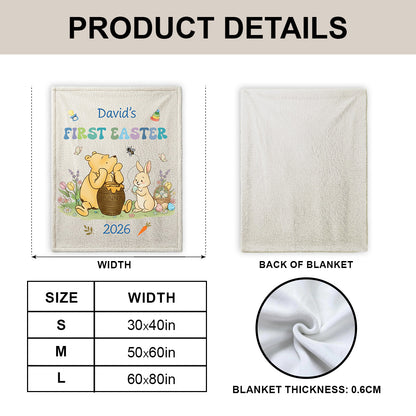 Baby's First Easter - Personalized Blanket