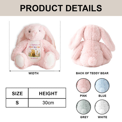 Baby's First Easter - Personalized Stuffed Bunny