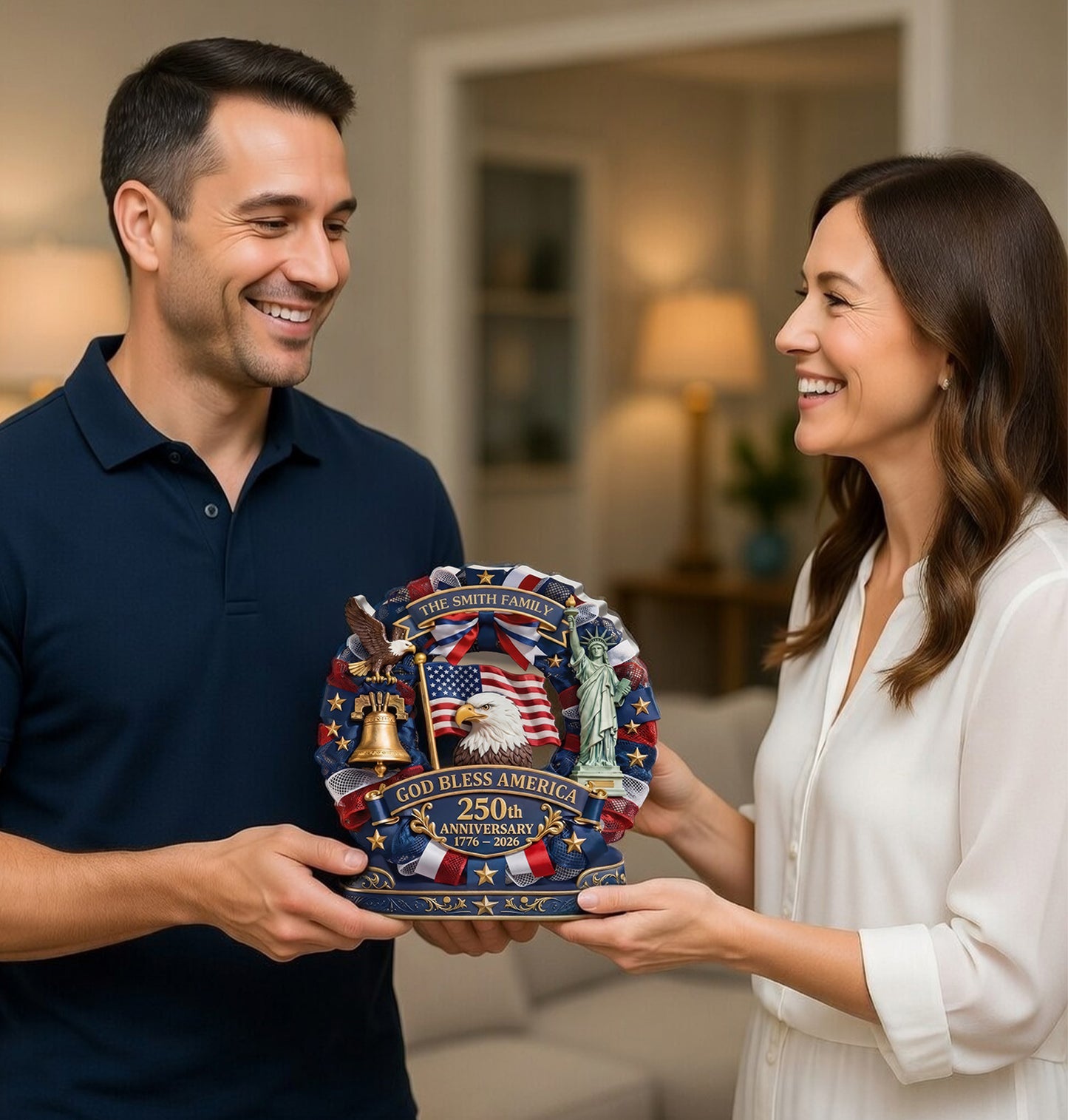 God Bless America - Personalized Acrylic Plaque