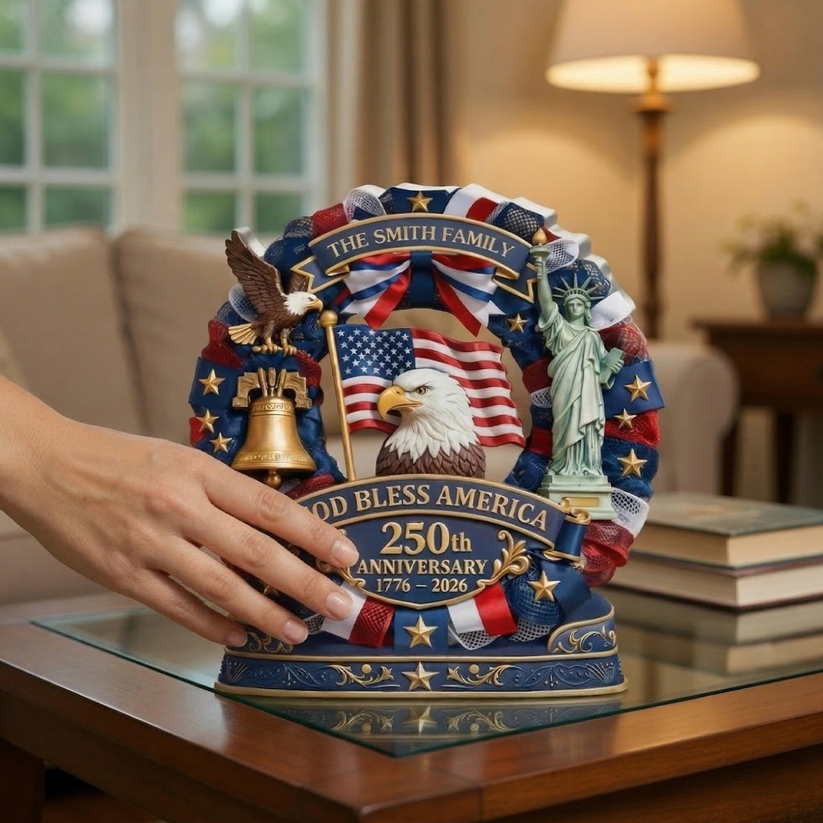 God Bless America - Personalized Acrylic Plaque