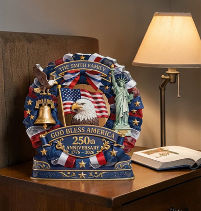 God Bless America - Personalized Acrylic Plaque