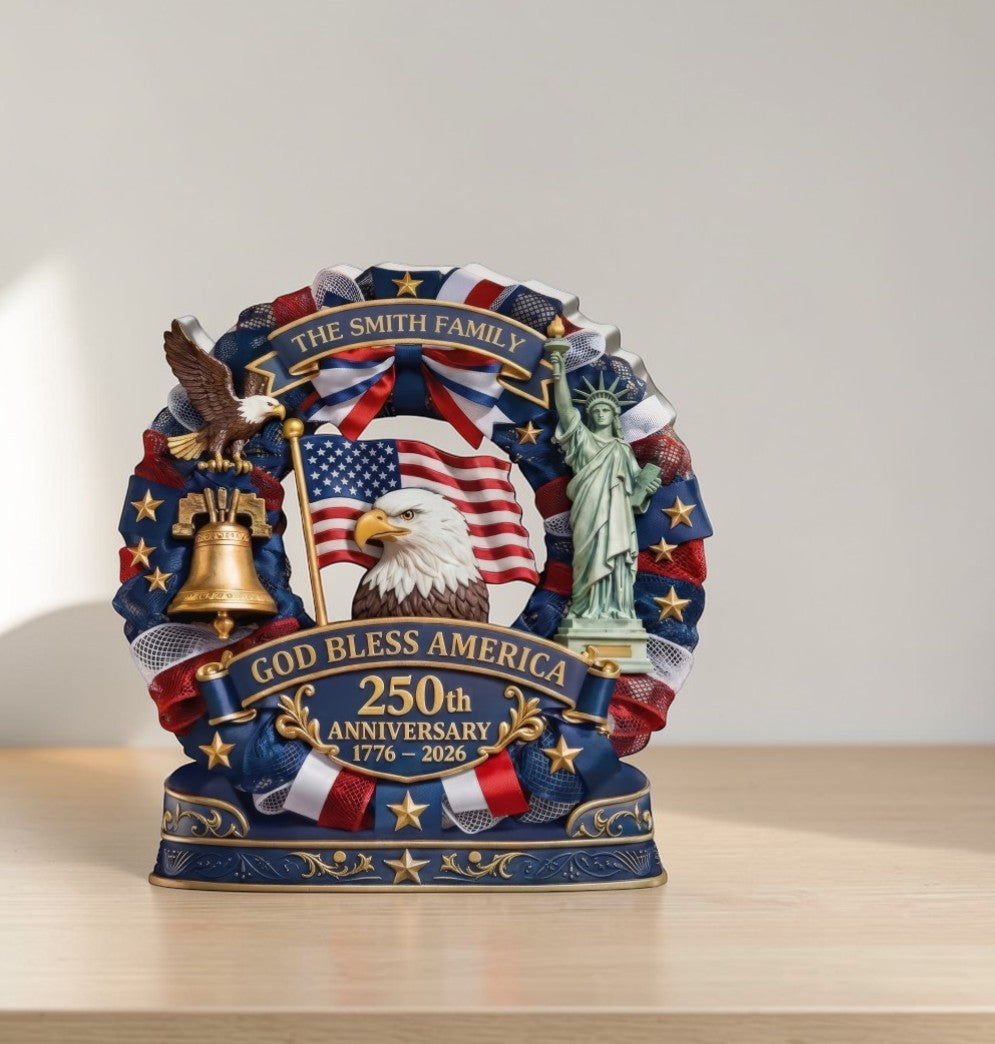 God Bless America - Personalized Acrylic Plaque