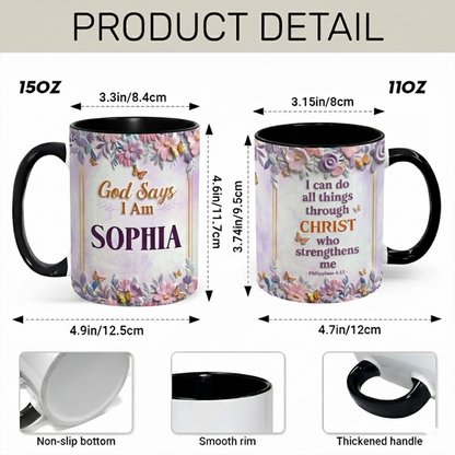 I Can Do All Things Throung Christ - Personalized Mug