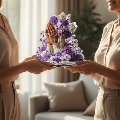 God Is Within Her She Will Not Fall - Personalized Acrylic Plaque