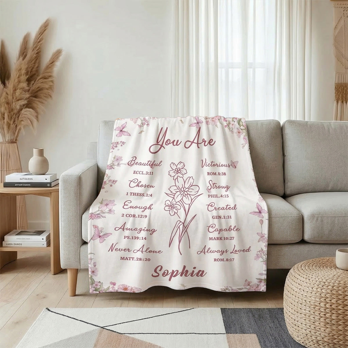 You Are - Personalized Sherpa Blanket