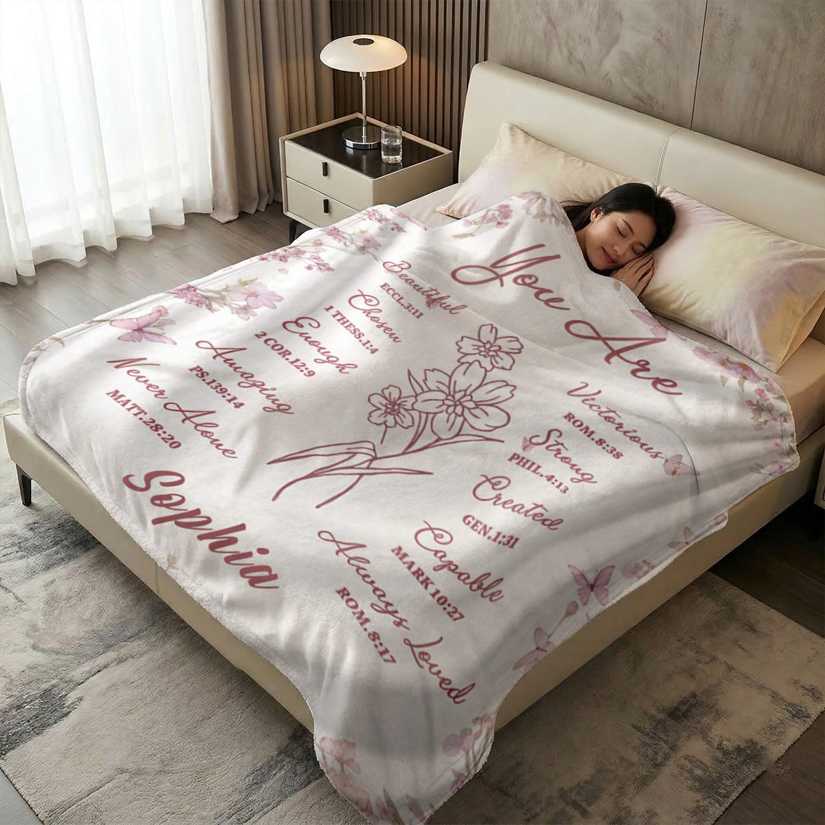 You Are - Personalized Sherpa Blanket