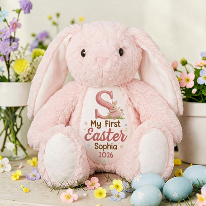 Happy Easter Baby - Personalized Stuffed Bunny