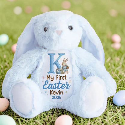Happy Easter Baby - Personalized Stuffed Bunny
