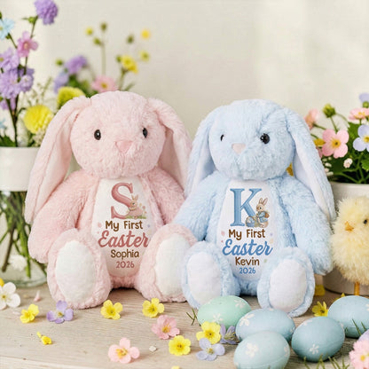 Happy Easter Baby - Personalized Stuffed Bunny