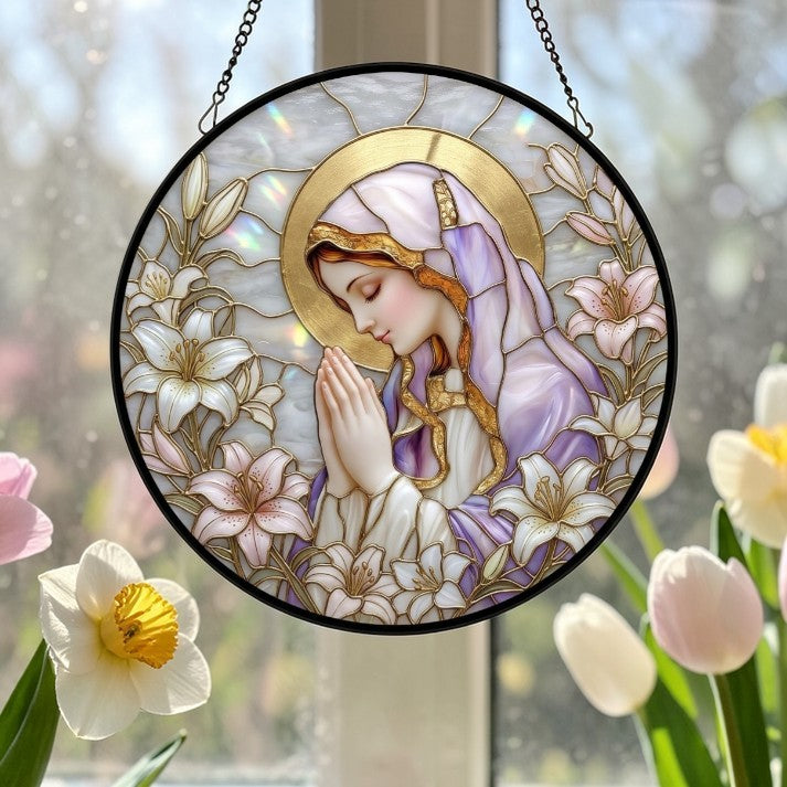 Grace - Glass Suncatcher
