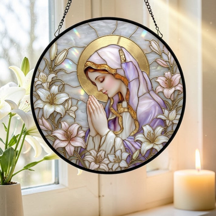 Grace - Glass Suncatcher