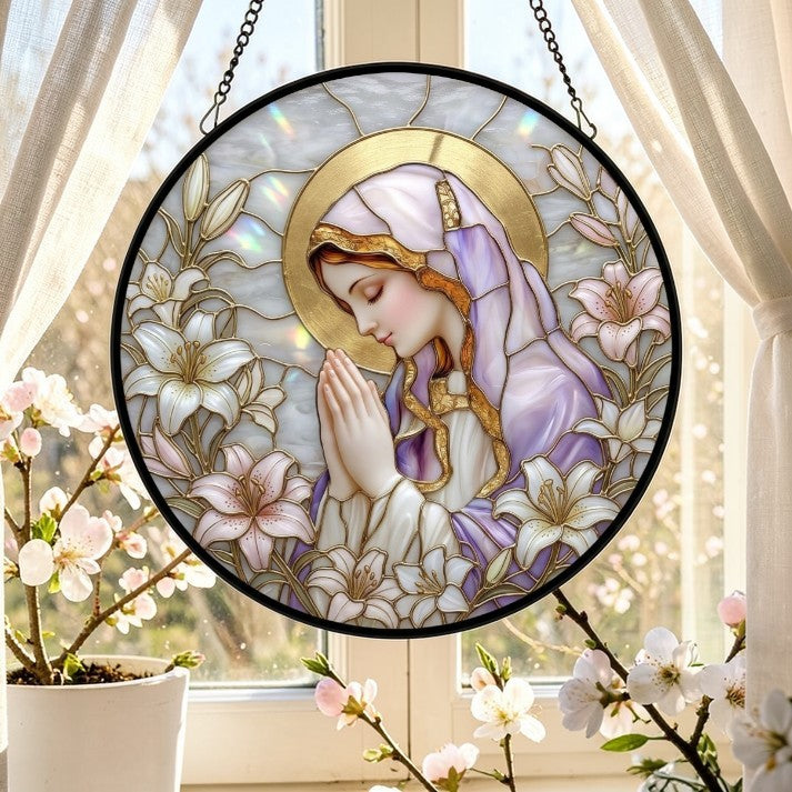 Grace - Glass Suncatcher