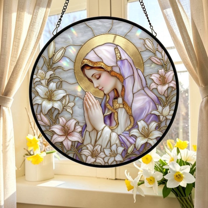 Grace - Glass Suncatcher