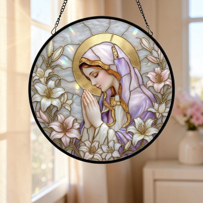 Grace - Glass Suncatcher
