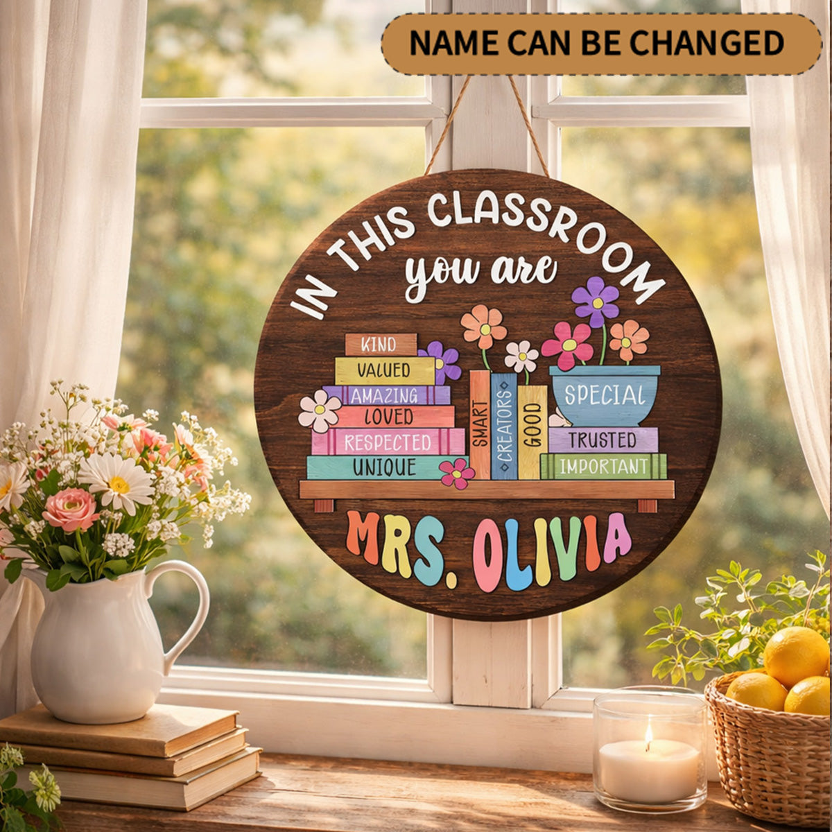 In This Classroom You Are - Personalized Door Sign