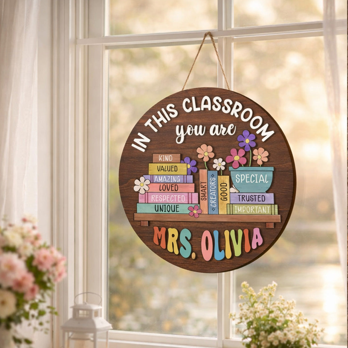 In This Classroom You Are - Personalized Door Sign