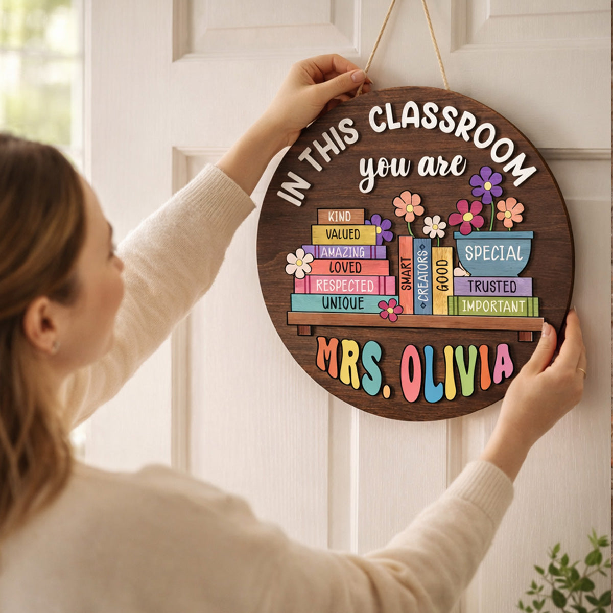 In This Classroom You Are - Personalized Door Sign