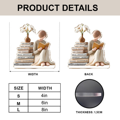 She Is Mom - Personalized  Acrylic Plaque