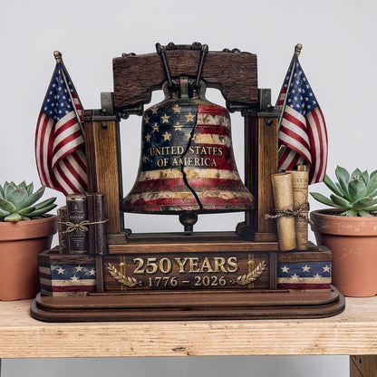 250 Years Of Freedom - Wooden Block