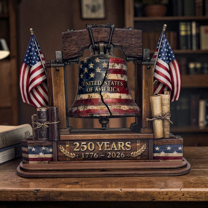 250 Years Of Freedom - Wooden Block