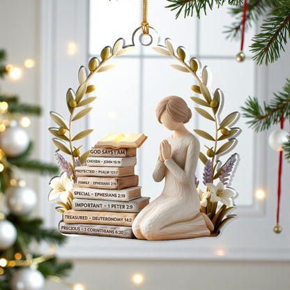 God Says I Am Ornament