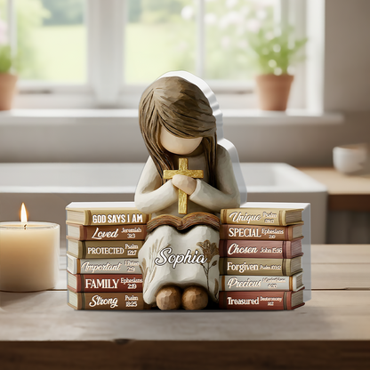God Says I Am - Personalized Acrylic Plaque