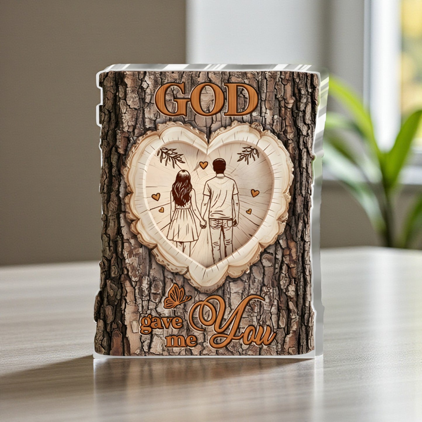 God Gave Me You - Acrylic Plaque