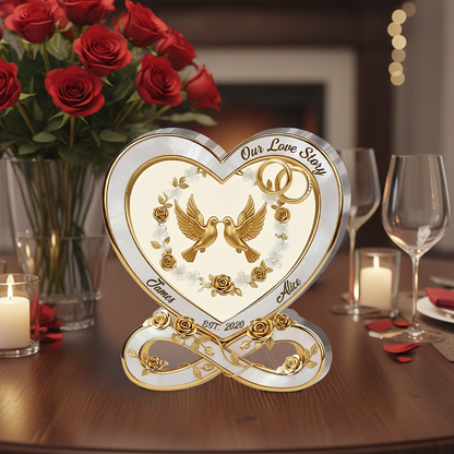 Our love story - Personalized Acrylic Plaque