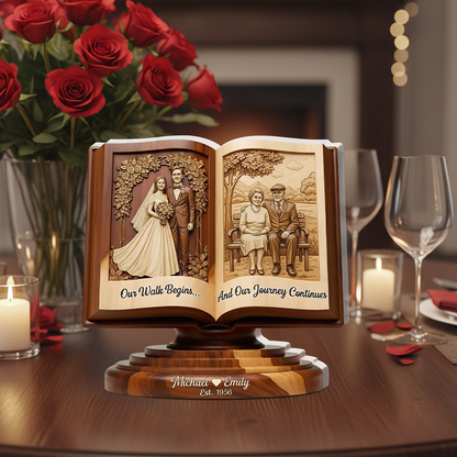 Our Walk Begins and Our Journey Continues- Personalized Acrylic Plaque