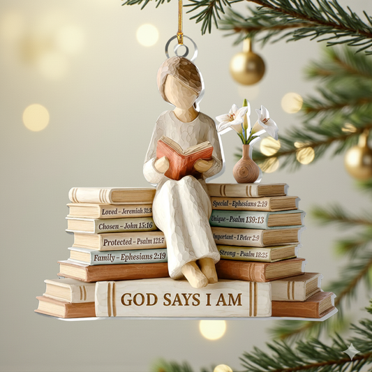 God Says I Am Ornament